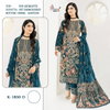 K 1830 By Shree Fab Embroidery Georgette Pakistani Suits Wholesalers In Delhi